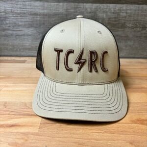 TC Running Company Hat Cap Snapback Brown Twin Cities Lightning Adjustable